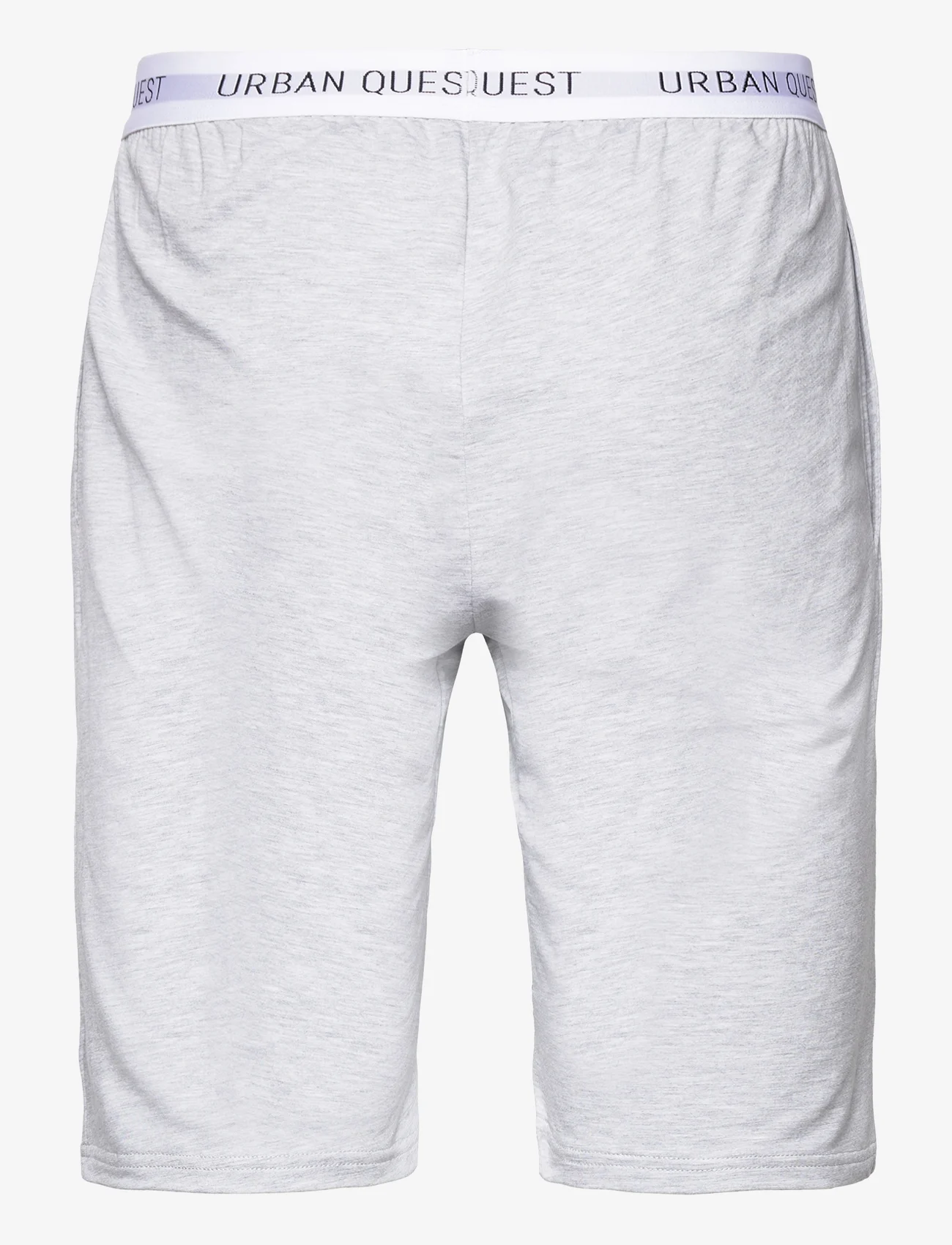URBAN QUEST - Men Bamboo Sweatshorts - spodnie piżamowe - light grey melange - 1