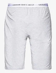 URBAN QUEST - Men Bamboo Sweatshorts - pyjamasnederdelar - light grey melange - 1