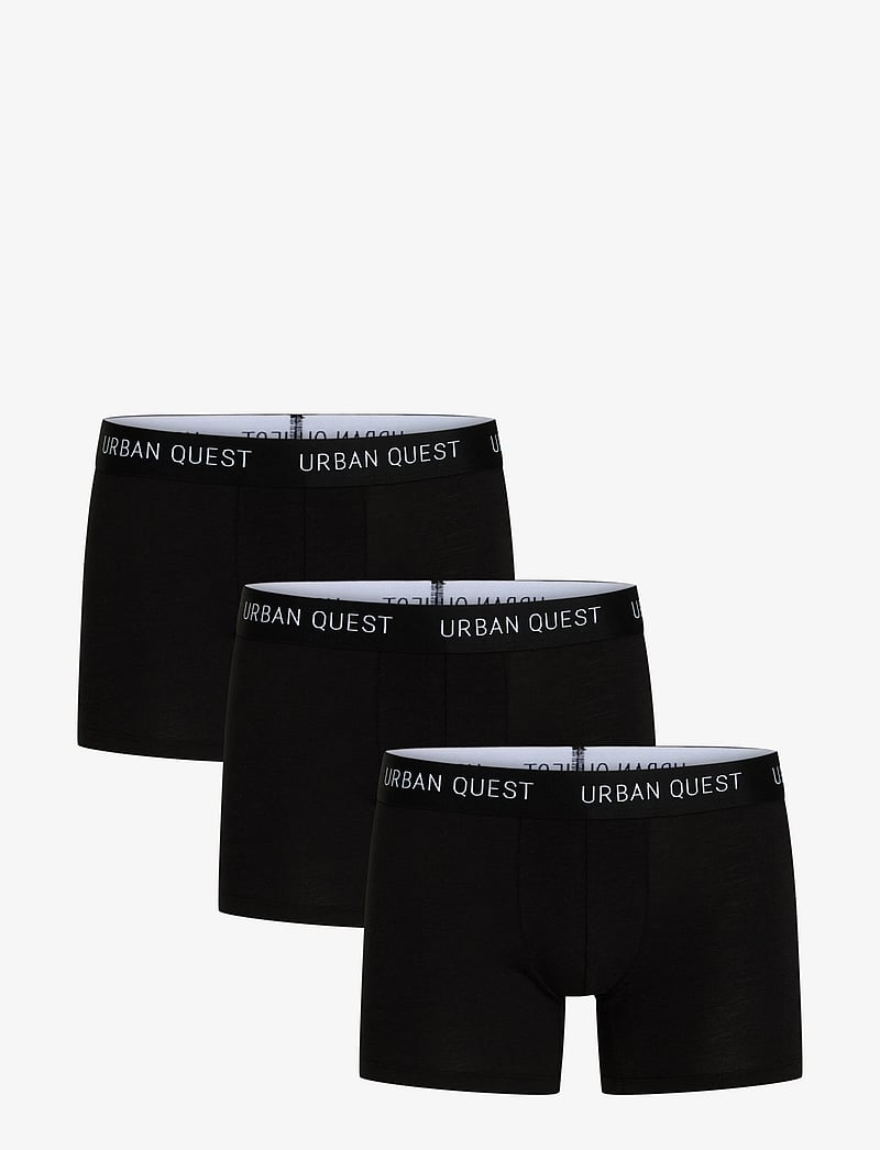 URBAN QUEST - 3-Pack Men Bamboo Tights - multipack underbukser - black - 0