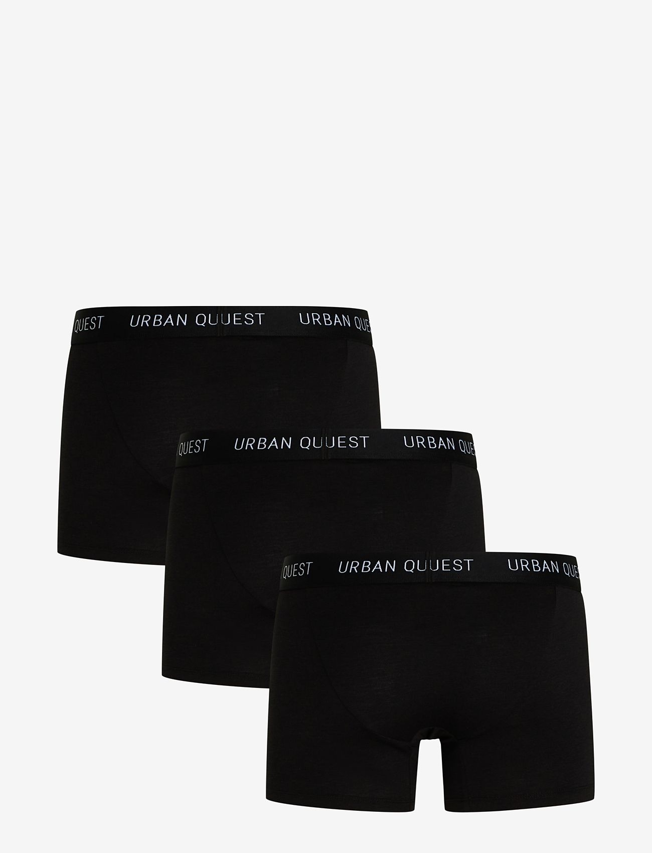 URBAN QUEST - 3-Pack Men Bamboo Tights - boxer briefs - black - 1