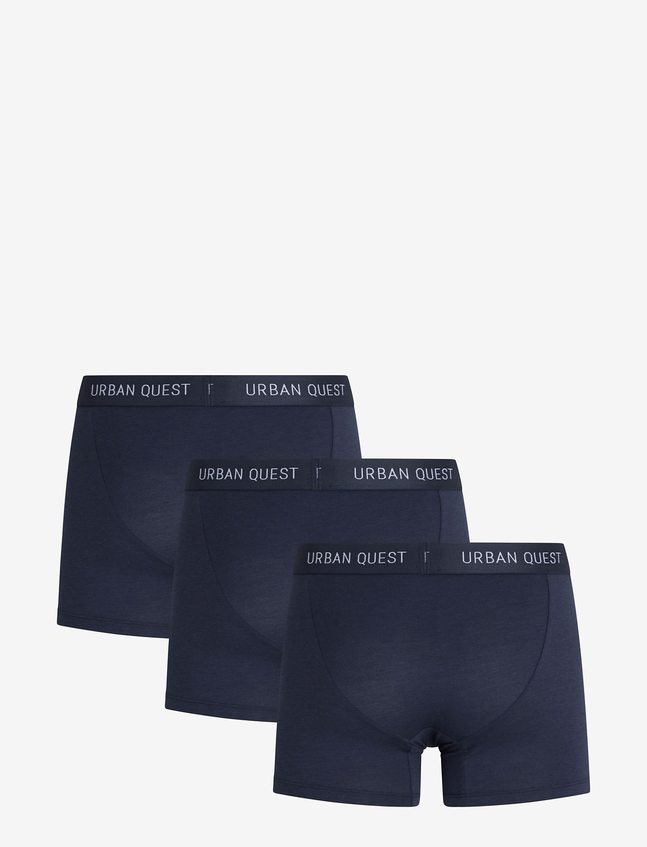 URBAN QUEST - URBAN QUEST The Bamboo Mens Tights 3-Pack - laveste priser - navy - 3