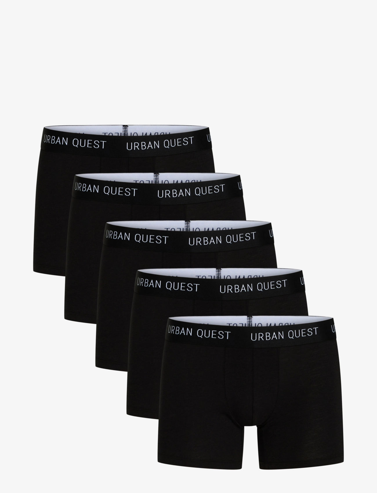 URBAN QUEST Urban Quest The Bamboo Mens Strumpfhose 5-Pack Schwarz - S - Herren
