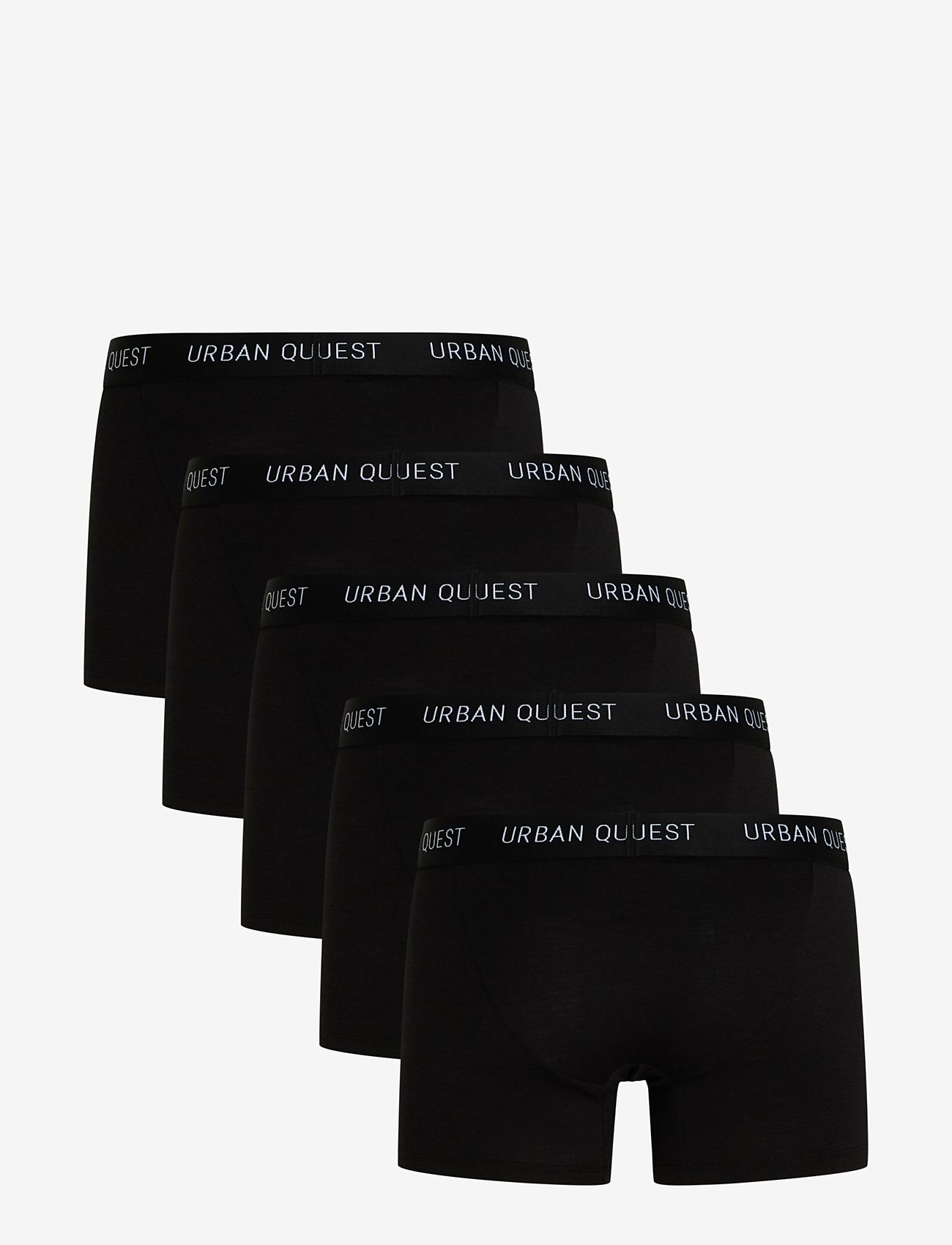 URBAN QUEST - 5-Pack Men Bamboo Tights - boxer briefs - black - 1