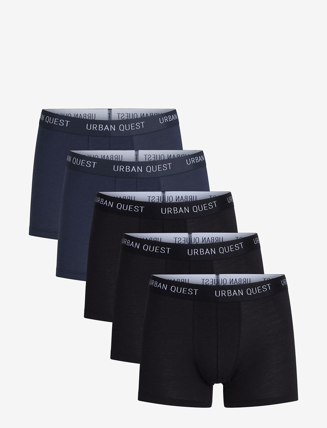 URBAN QUEST Urban Quest The Bamboo Mens Strumpfhose 5-Pack Schwarz - XXL - Herren