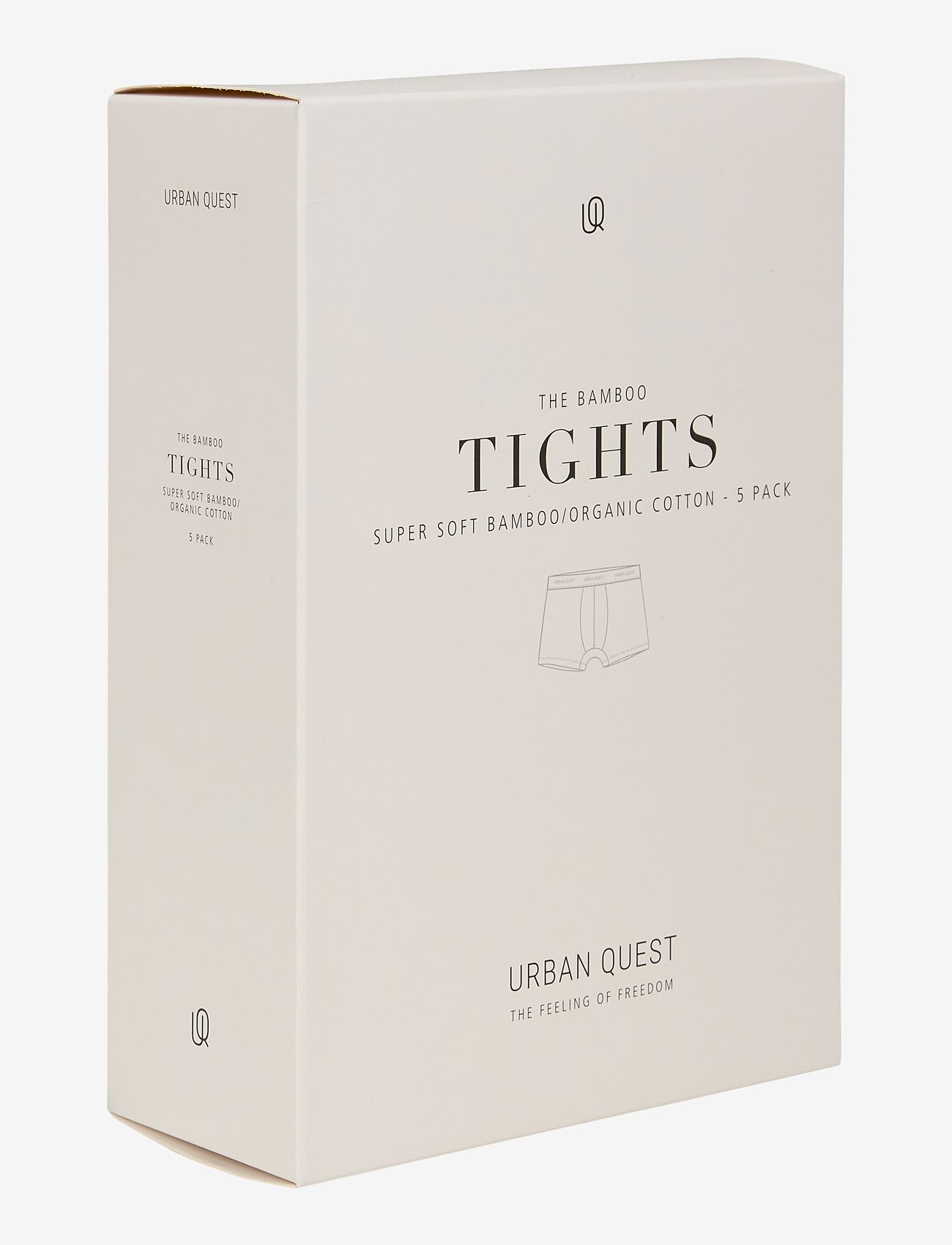 URBAN QUEST - 5-Pack Men Bamboo Tights - multipack underbukser - 3xblack / 2xnavy - 3