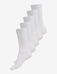 5-Pack Men Bamboo Basic Socks - WHITE