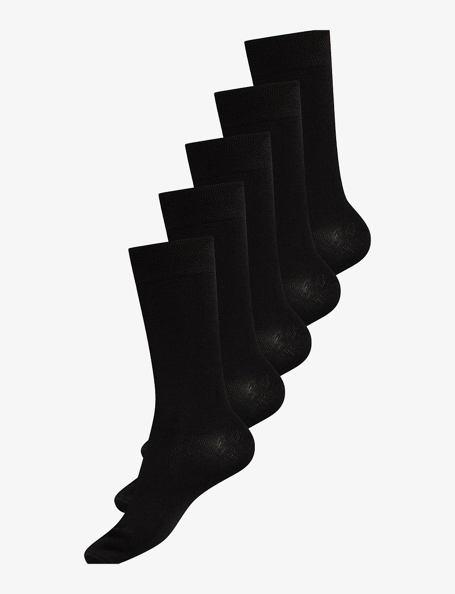 URBAN QUEST - 5-Pack Men Bamboo Basic Socks - urheilusukat - black - 0