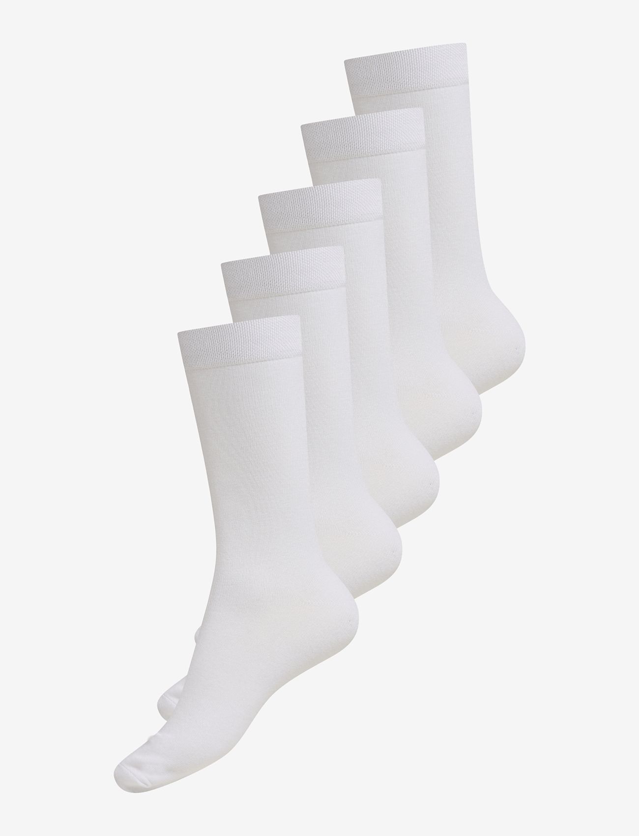 URBAN QUEST Urban Quest The Bamboo Mens 5-Pack Basic Socken Weiß - 40-46 - Herren