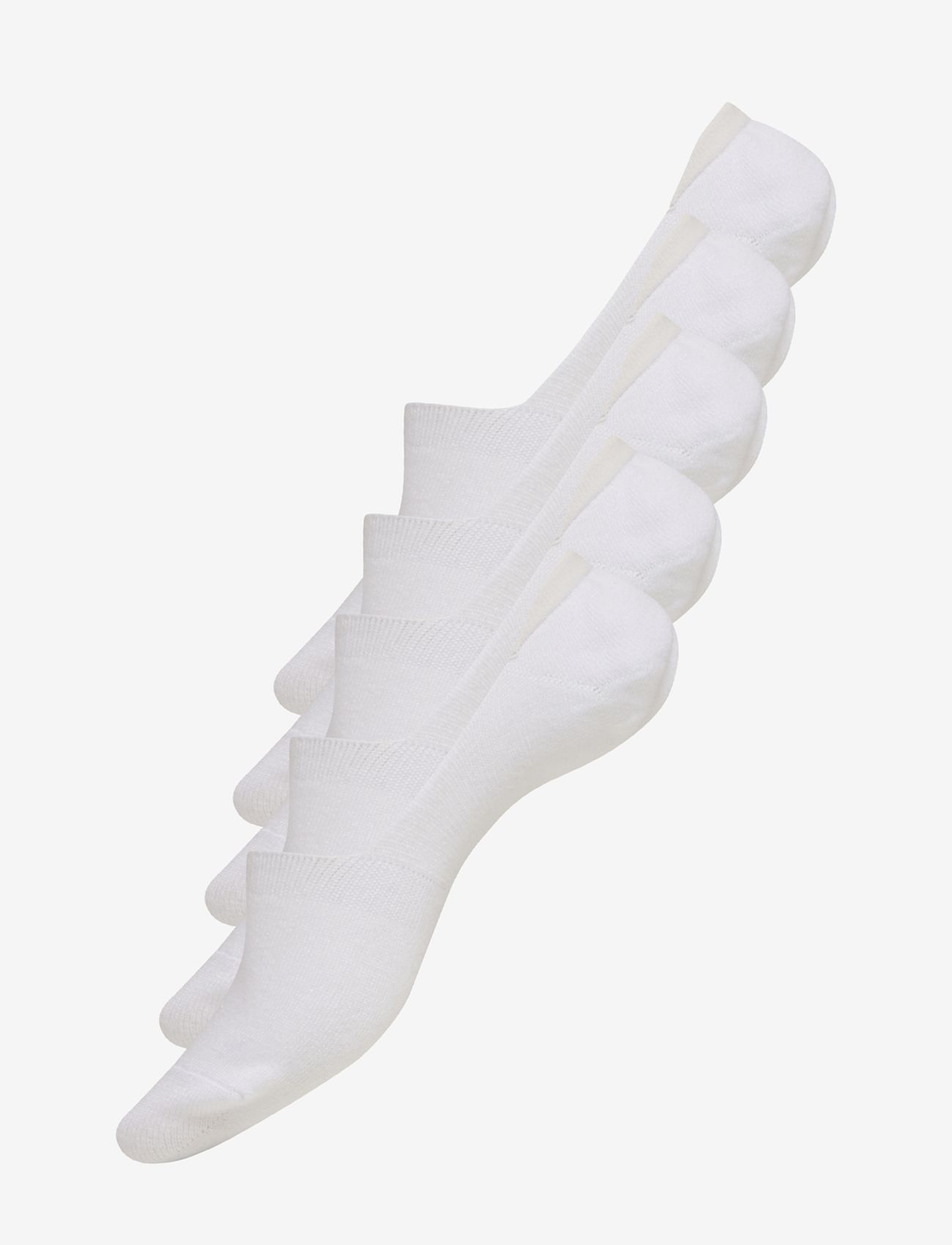 URBAN QUEST Urban Quest The Bamboo Mens 5-Pack No Show Socken Weiß - 40-46 - Herren
