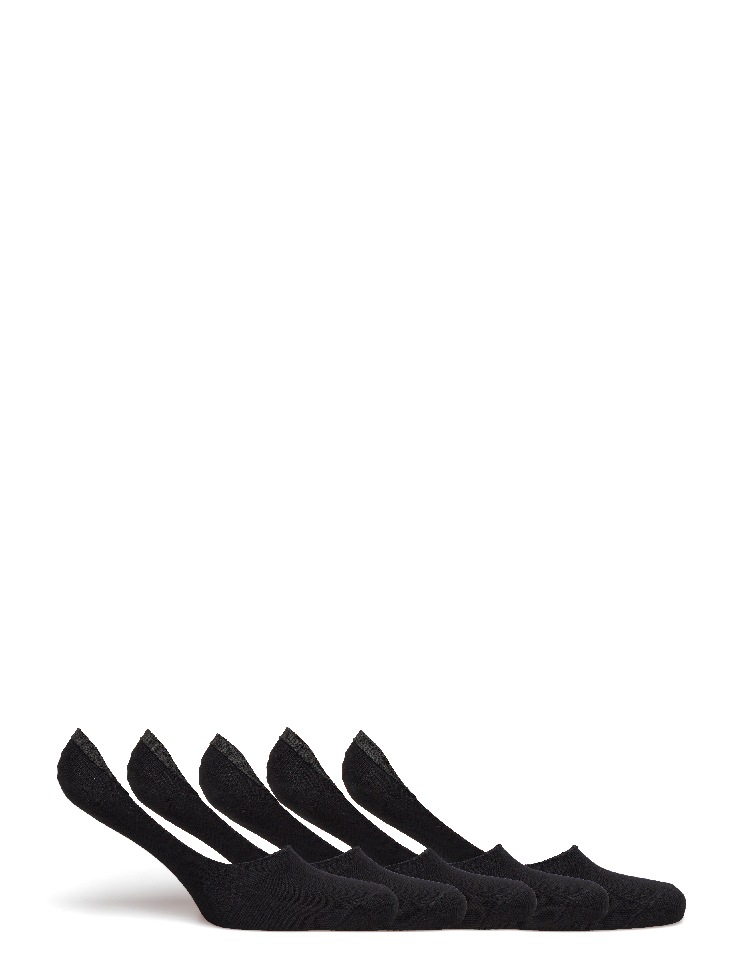 URBAN QUEST - THE BAMBOO WOMEN NO SHOW SOCKS 5-PACK - ankelstrømper - black - 2