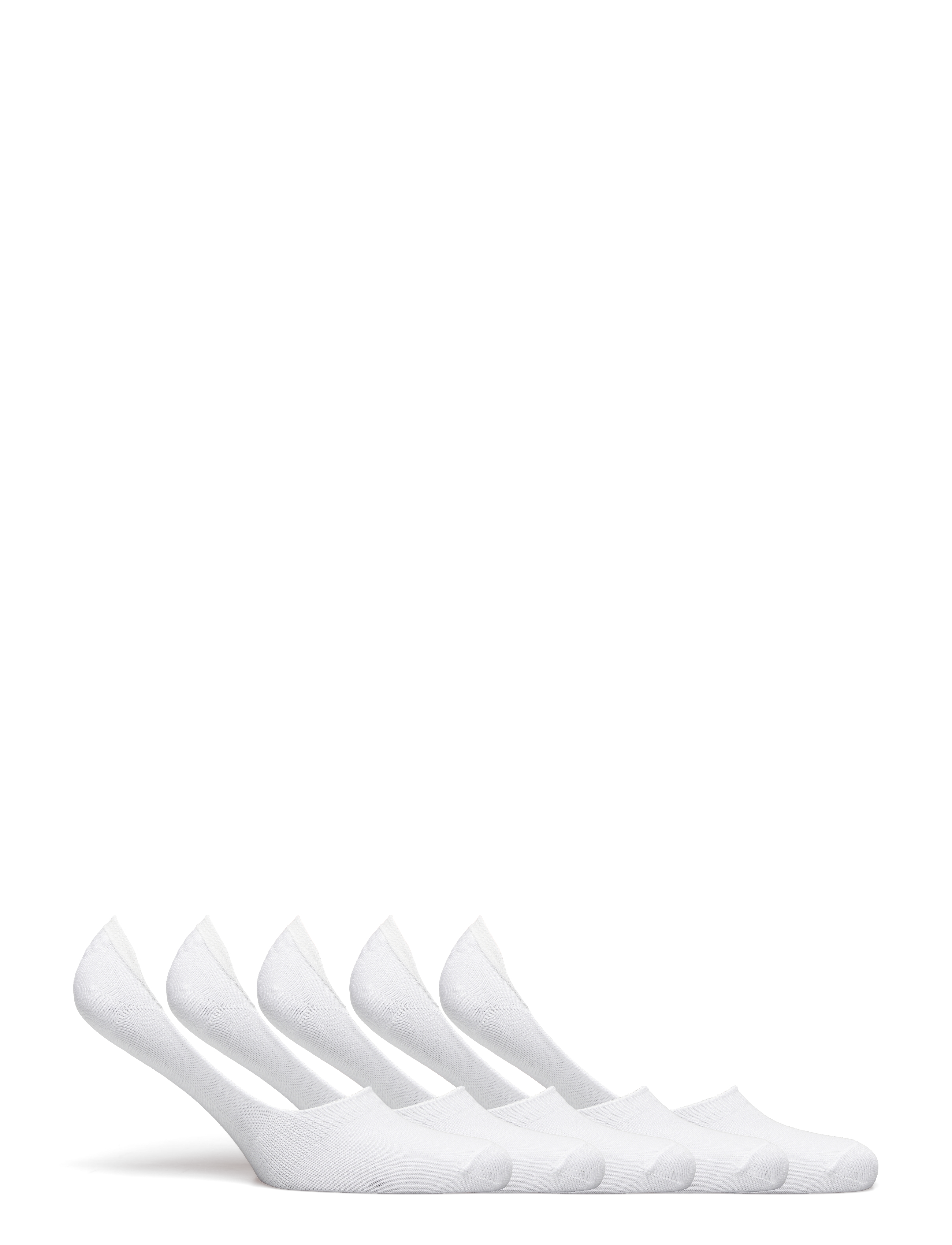 URBAN QUEST - THE BAMBOO WOMEN NO SHOW SOCKS 5-PACK - ankelstrømper - white - 2