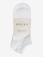 URBAN QUEST - 5-Pack Men Bamboo Footie - lowest prices - white - 1