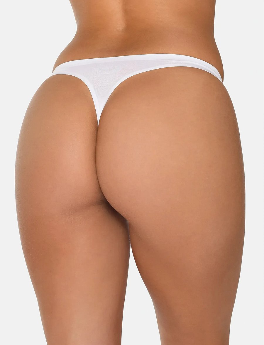 URBAN QUEST - Women Bamboo String Brief - stringtrusser - white - 3