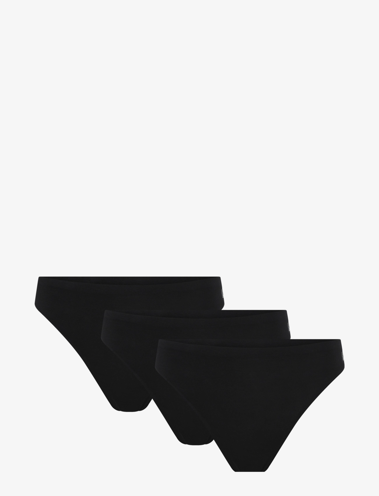 URBAN QUEST 3-Pack Damen Bamboo String Brief Schwarz - M - Damen