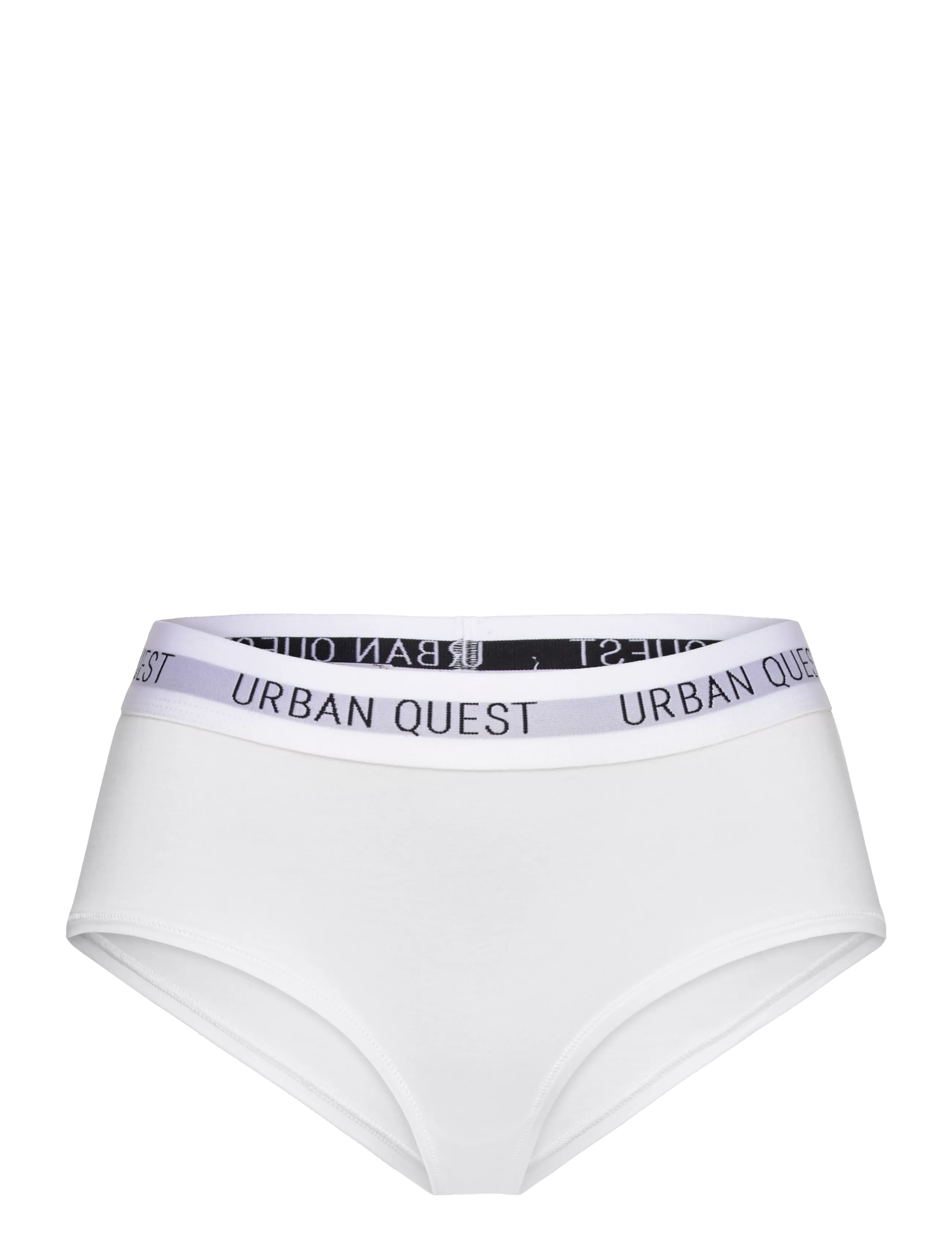 URBAN QUEST 3-Pack Damen Bamboo Hipster Panty Weiß - M - Damen