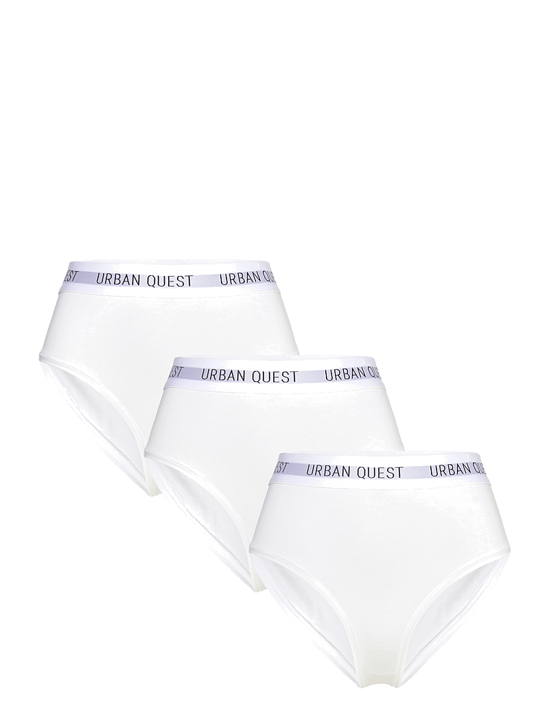 URBAN QUEST - 3-Pack Women Bamboo Maxi Brief - midi & maxi slips - white - 0