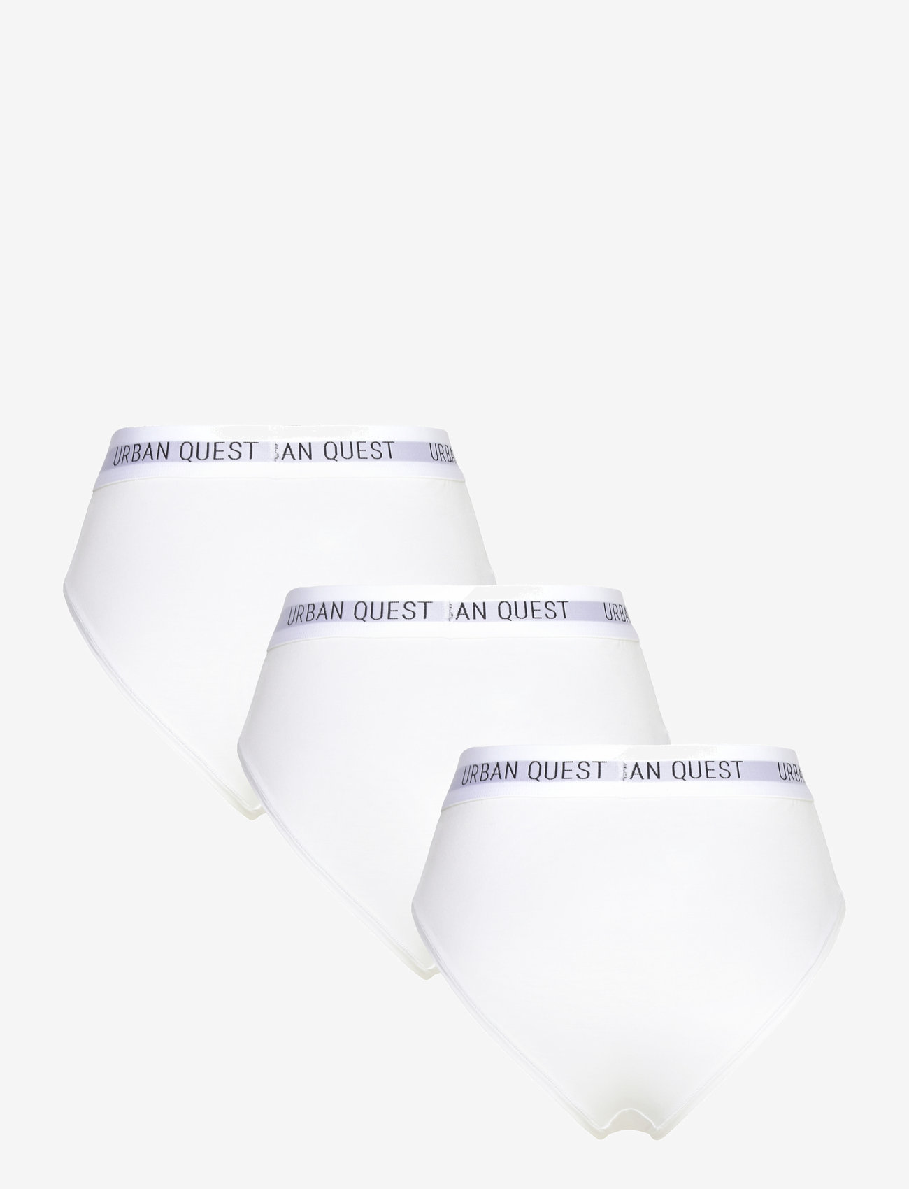 URBAN QUEST - 3-Pack Women Bamboo Maxi Brief - midi ja maxi püksikud - white - 2
