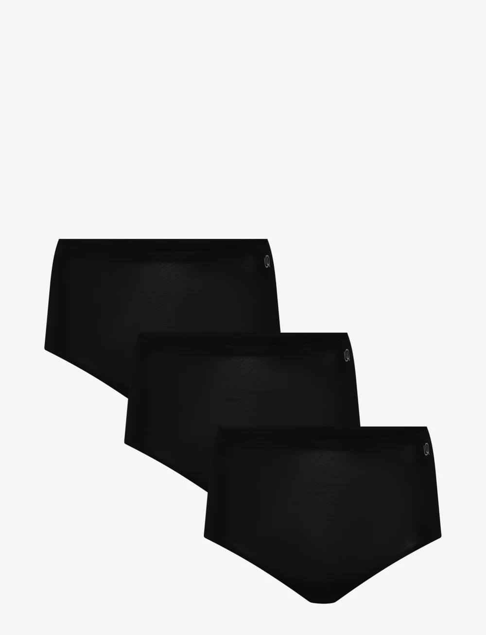 URBAN QUEST - 3-Pack Women Bamboo Maxi Brief - midi & maxi slips - black - 1