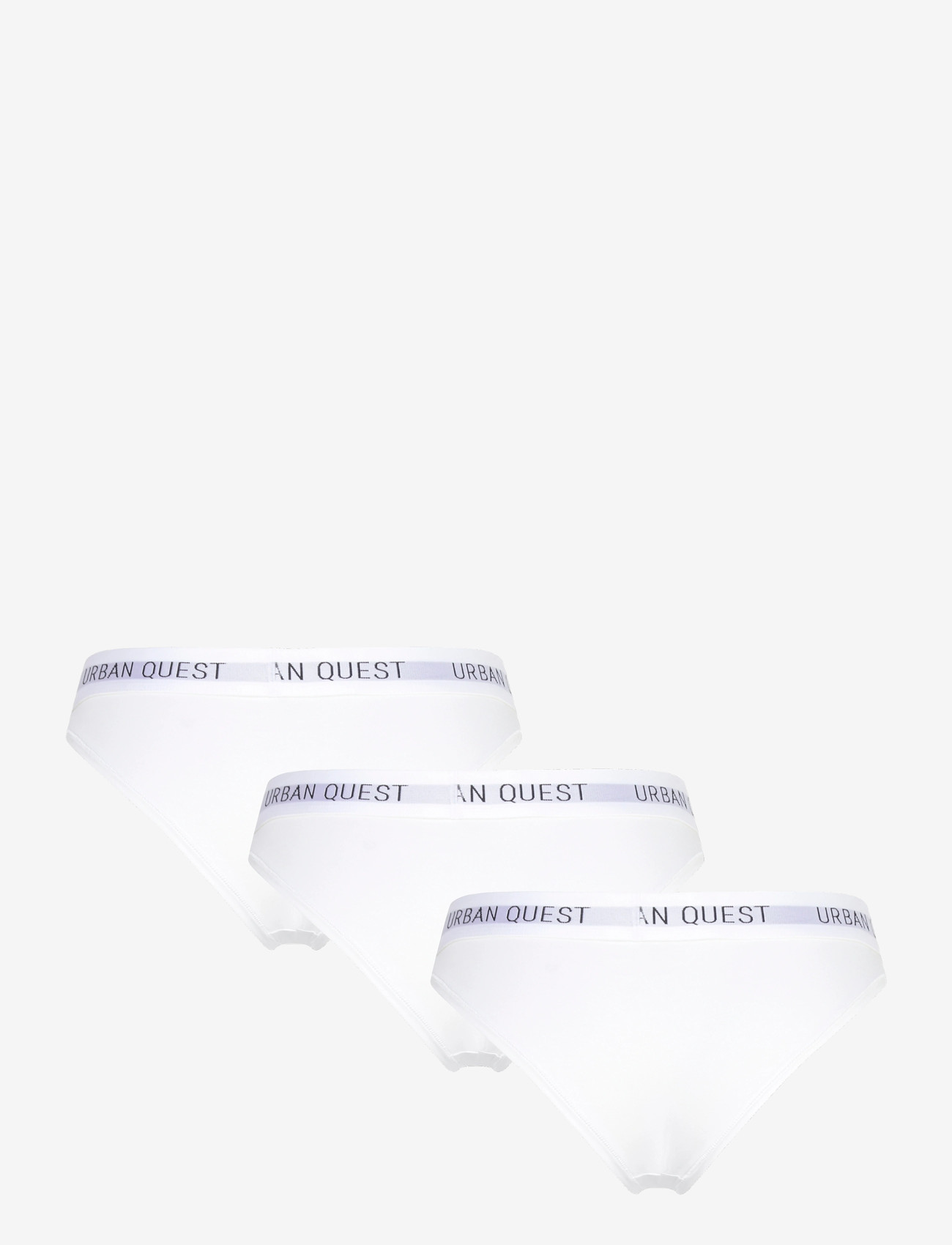 URBAN QUEST - 3-Pack Women Bamboo Bikini Brief - slips - white - 1
