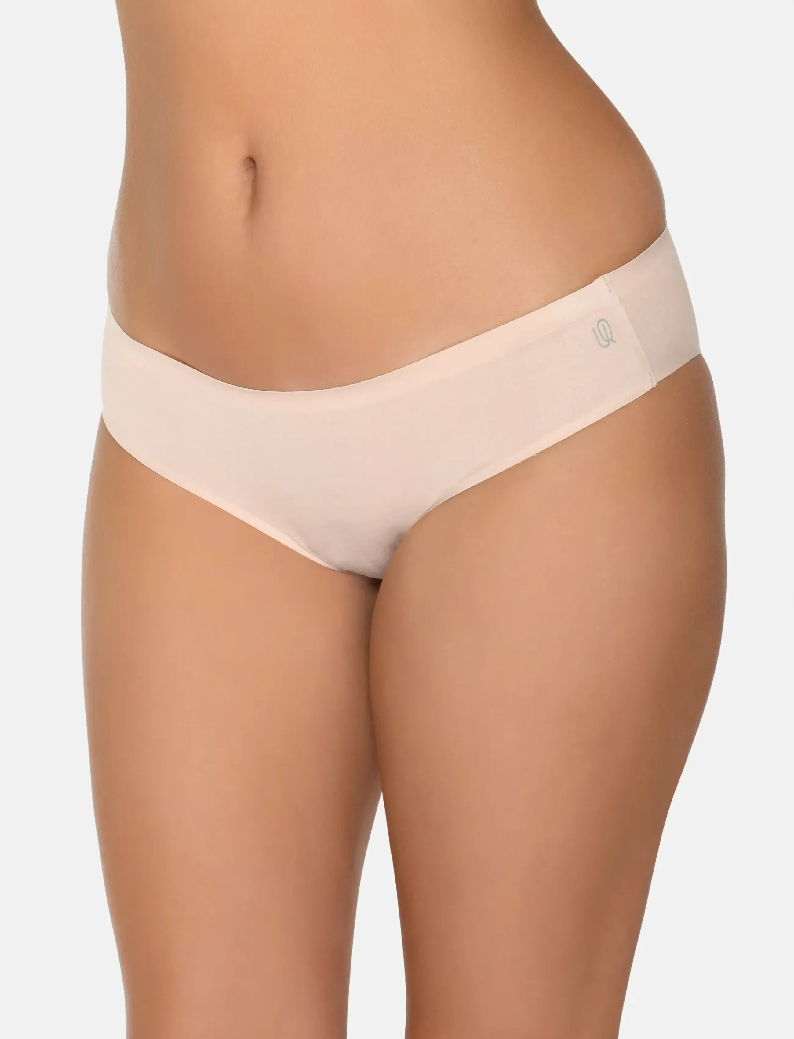 URBAN QUEST Women Bamboo Bikini Brief, Kvinder, Bikini Trusse, Beige, Str: M