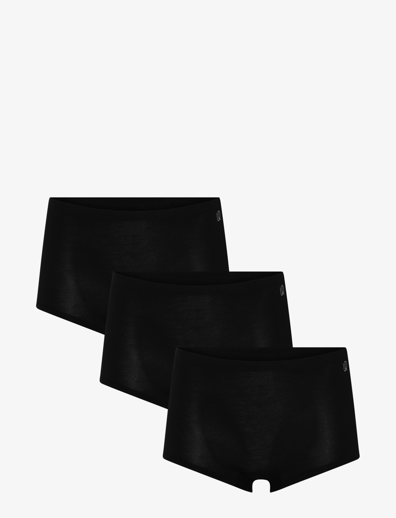 URBAN QUEST 3-Pack Damen Bamboo Shorts Brief Schwarz - S - Damen