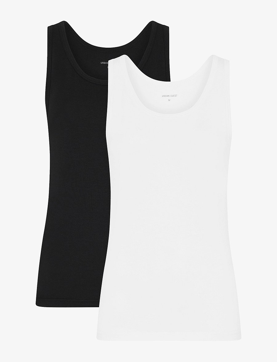URBAN QUEST - 2-Pack Women Bamboo Tank Top - hihattomat paidat - multi - 1