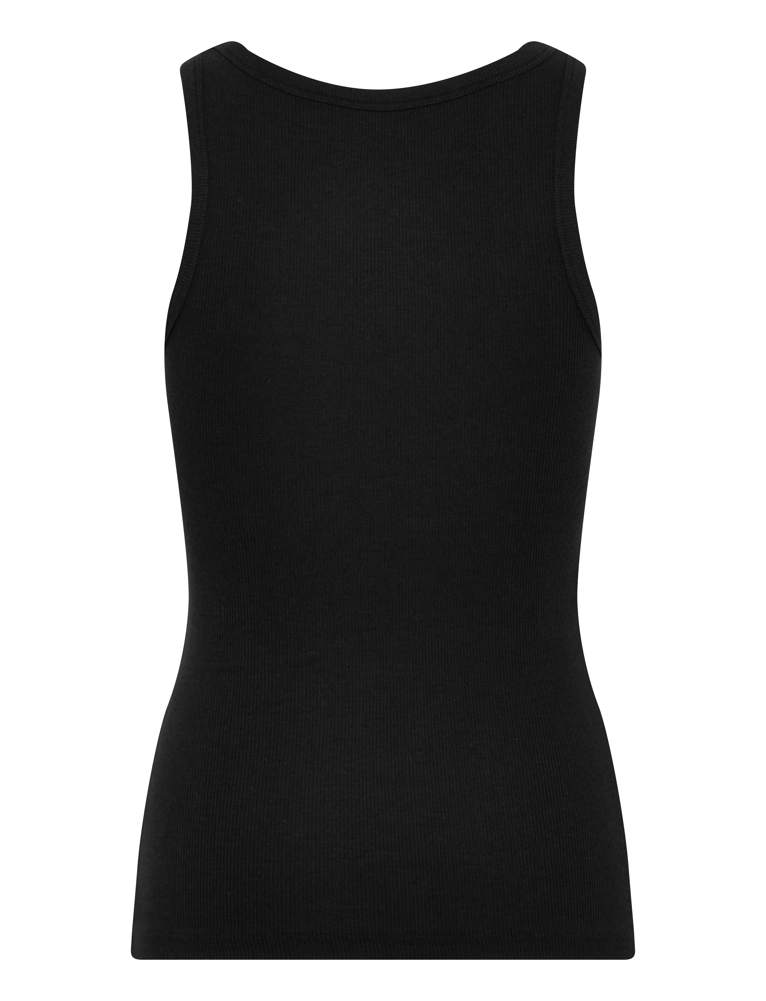 URBAN QUEST - Women Bamboo Tank Top Rib - hauts sans manches - black - 2