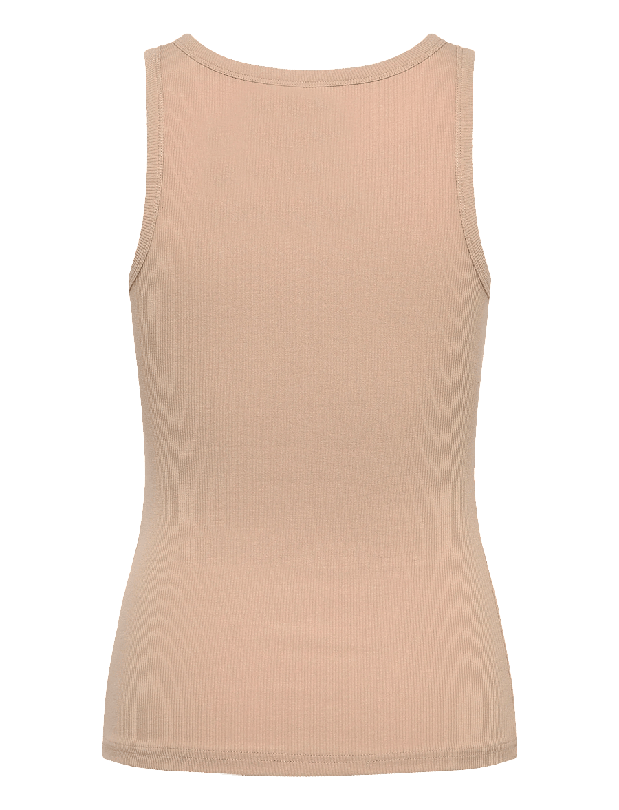 URBAN QUEST - Women Bamboo Tank Top Rib - linnen - moonlight - 2