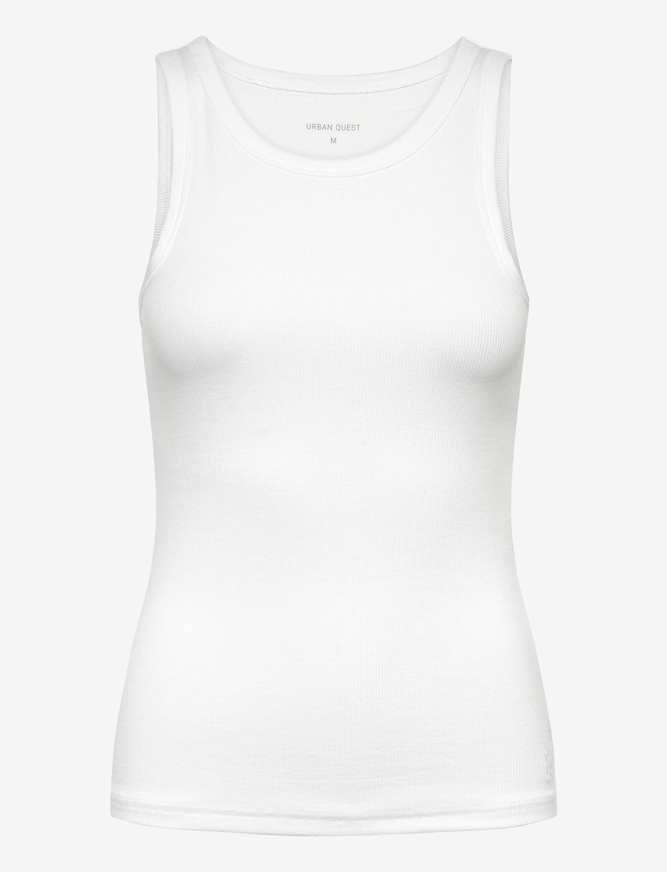 URBAN QUEST - Women Bamboo Tank Top Rib - tanktops - white - 1