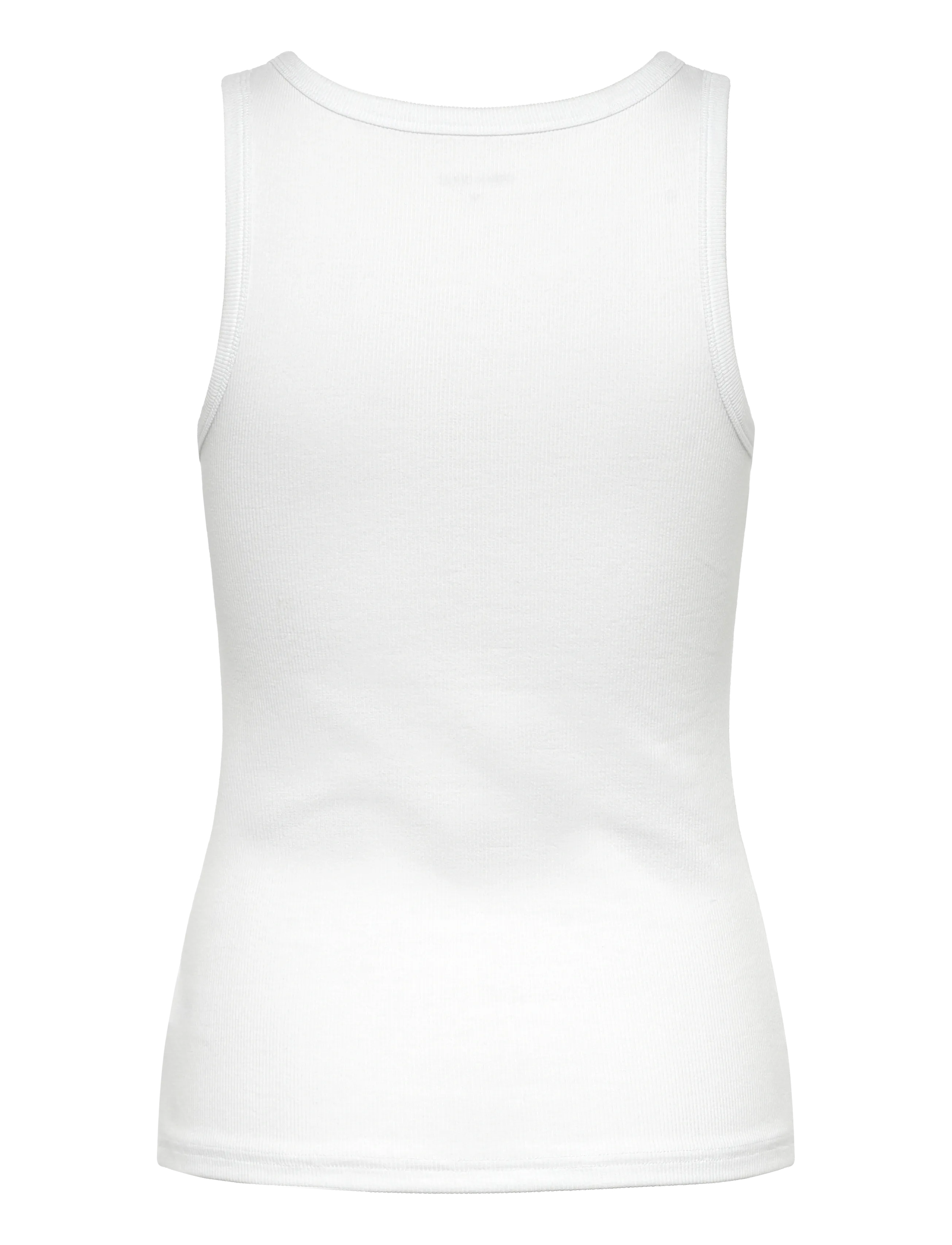 URBAN QUEST - Women Bamboo Tank Top Rib - linnen - white - 2