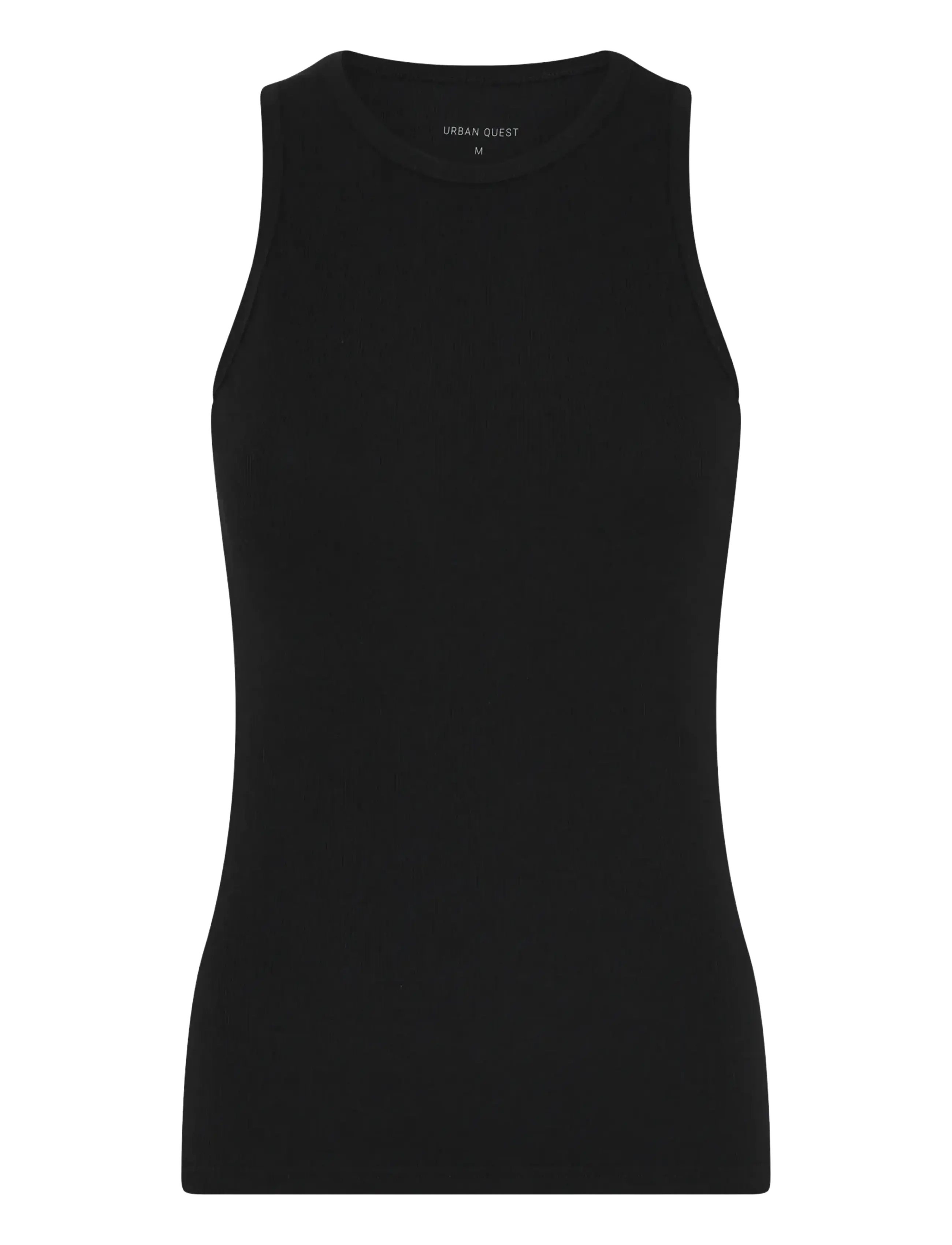 URBAN QUEST - 4-Pack Women Bamboo Tank Top RIB - Ärmellose tops - black - 2