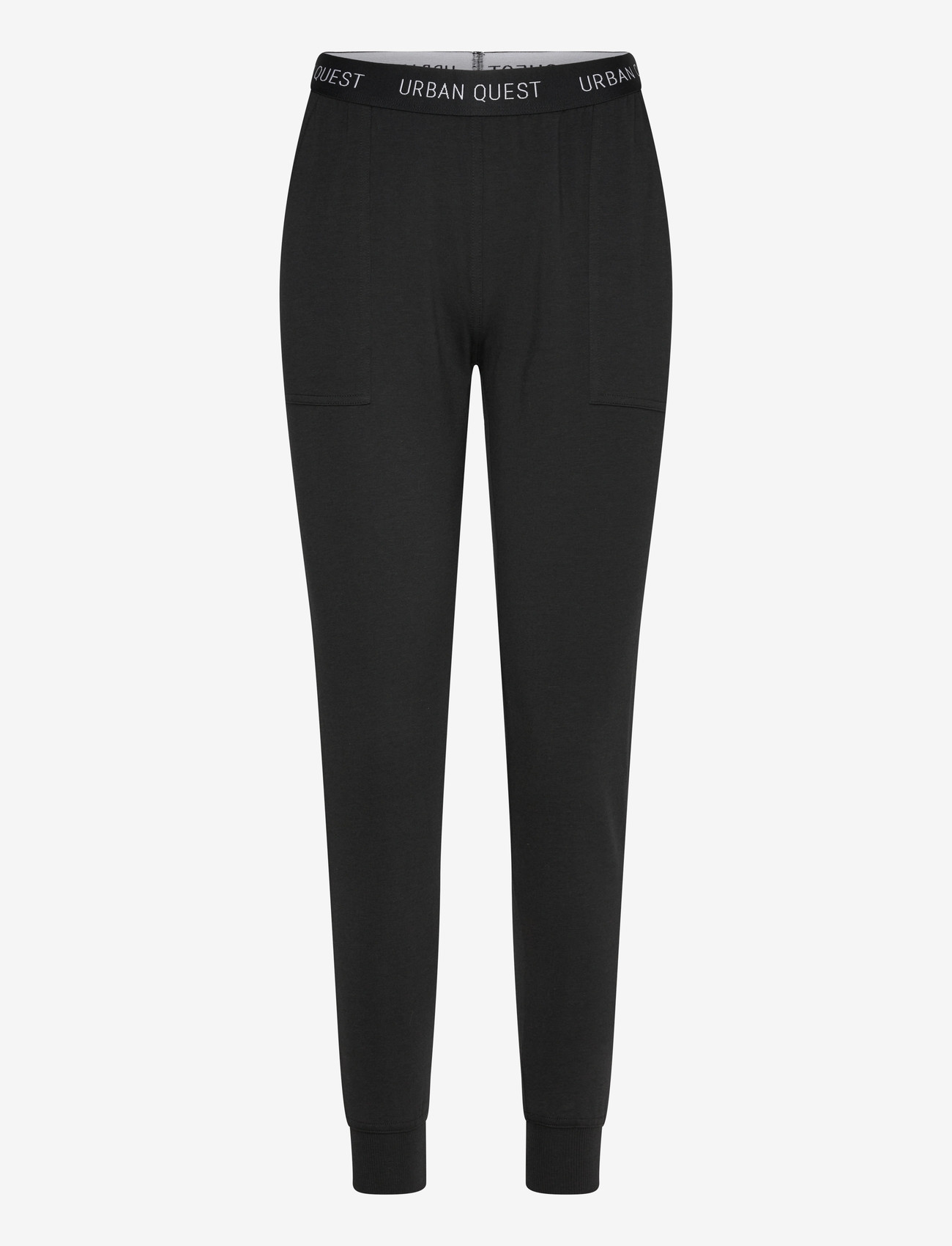 URBAN QUEST - Women Bamboo Sweatpants - pyjamahose - black - 0