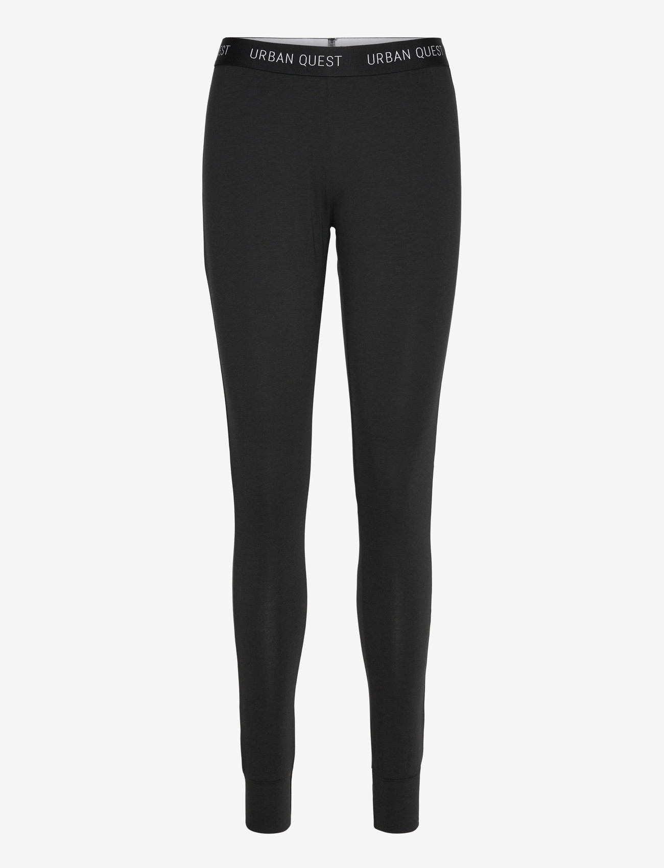 URBAN QUEST - Women Bamboo Sweat Leggings - pyjamahose - black - 0