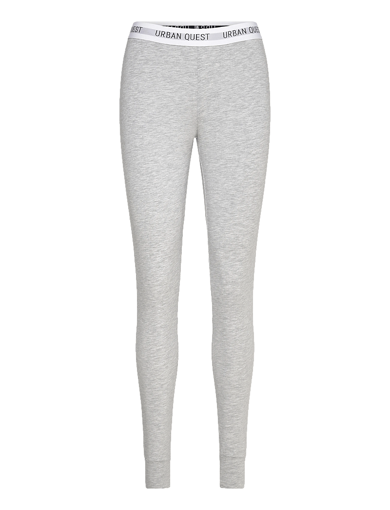 URBAN QUEST - Women Bamboo Sweat Leggings - pyjamahose - light grey melange - 0