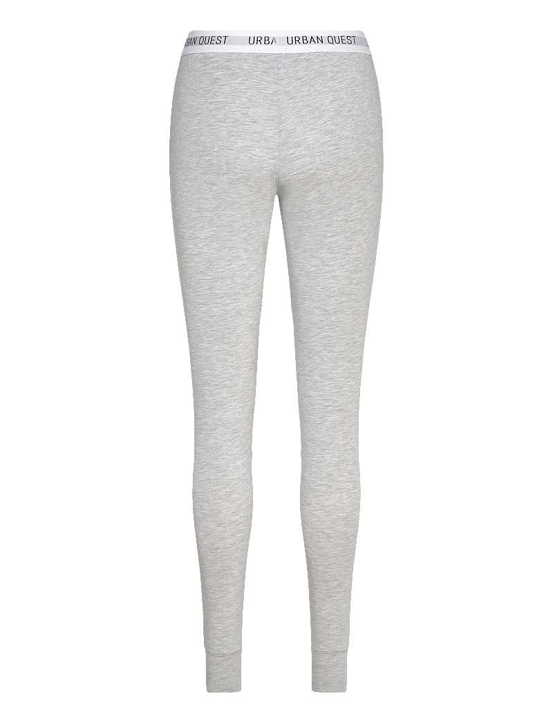 URBAN QUEST - Women Bamboo Sweat Leggings - pyjamahose - light grey melange - 1
