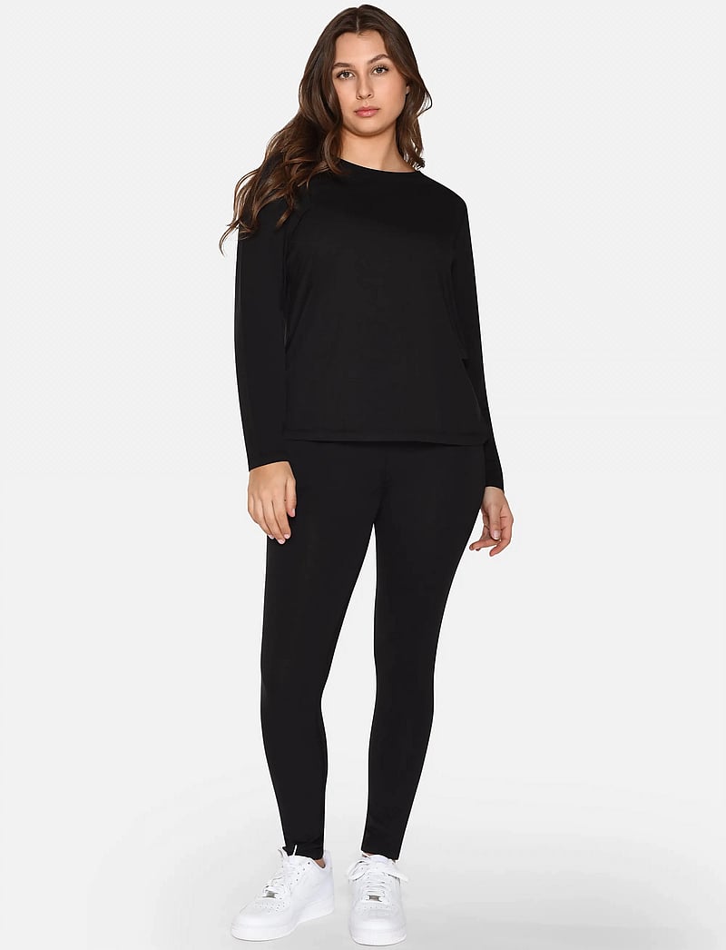 URBAN QUEST - Women Bamboo Long Leggings - retuusid - black - 0