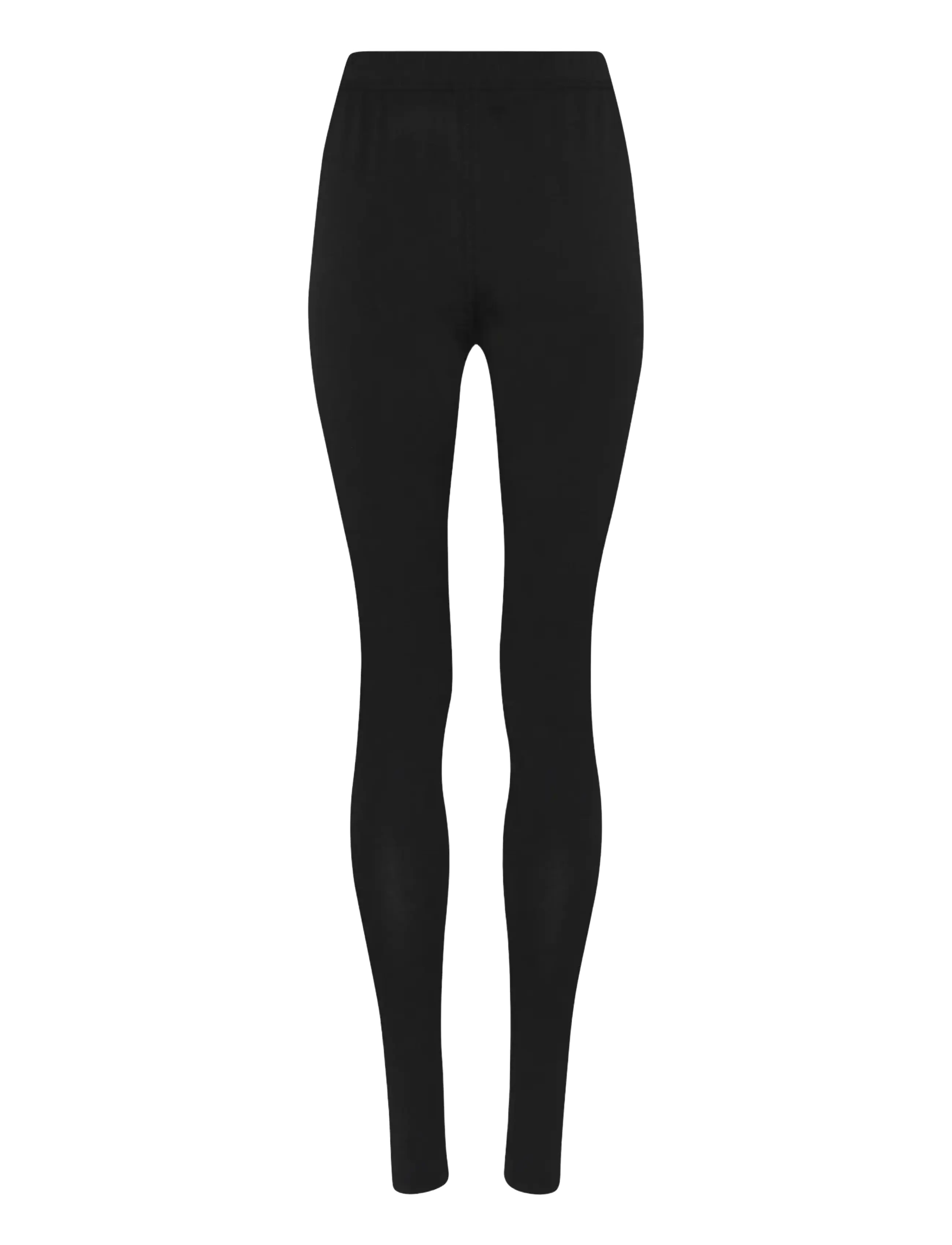 URBAN QUEST - 2-Pack Women Bamboo Long Leggings - kvinder - black - 2