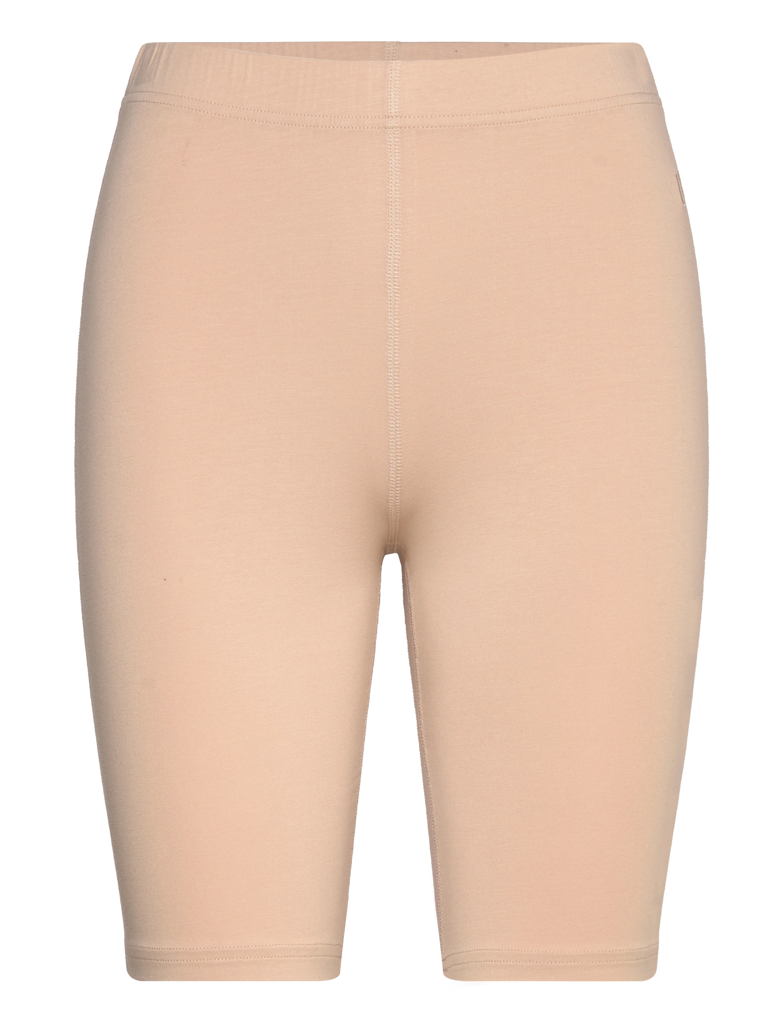 URBAN QUEST Women Bamboo Short Leggings - URBAN QUEST - NUDE / cream