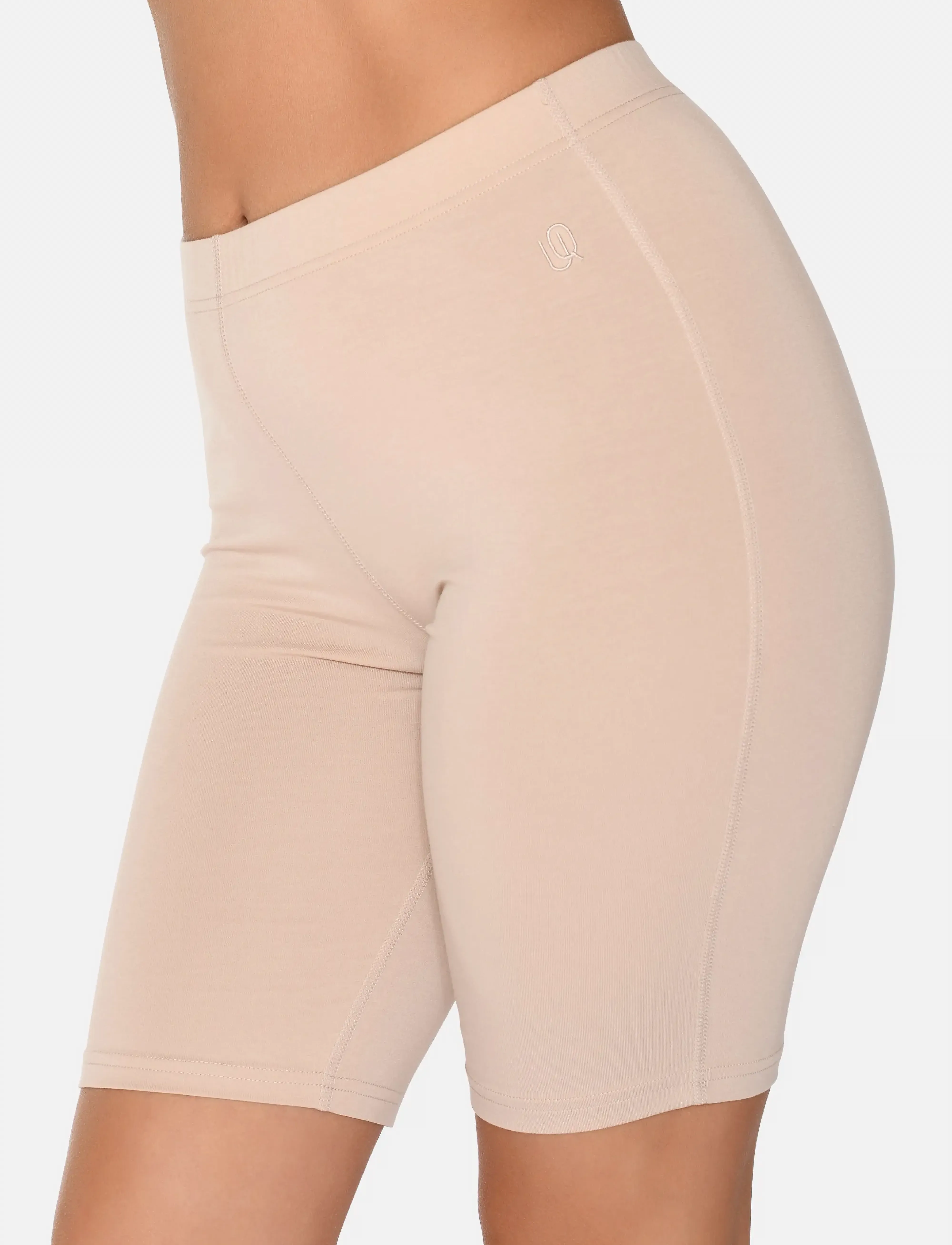 URBAN QUEST Women Bamboo Short Leggings, S, Cream, Nat- Og Opholdstøj > Shorts, Dame