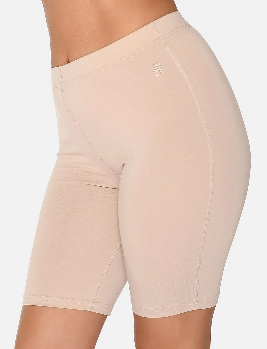 URBAN QUEST - Women Bamboo Short Leggings - 1/2 længde - nude - 0