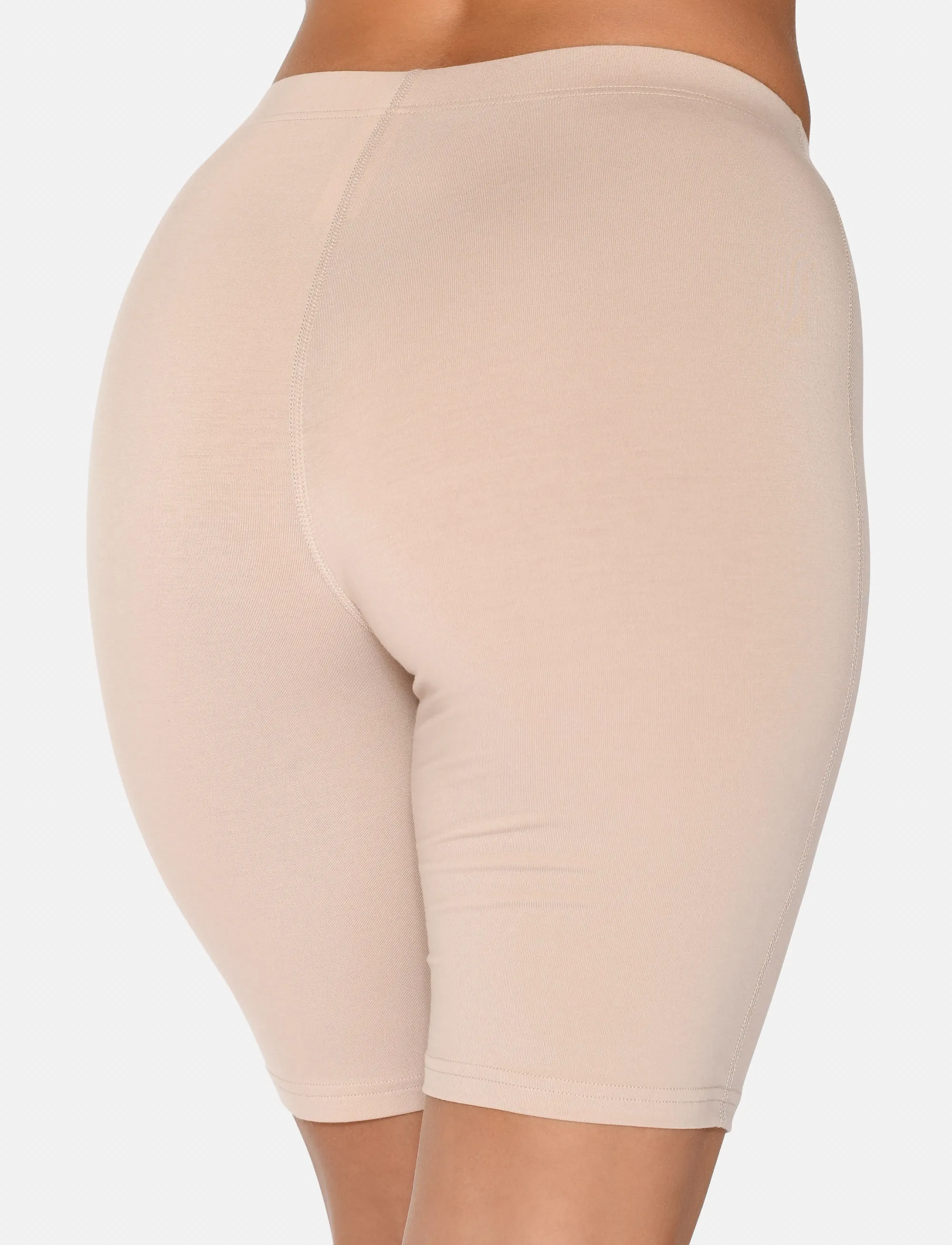 URBAN QUEST - Women Bamboo Short Leggings - treningstights - nude - 3