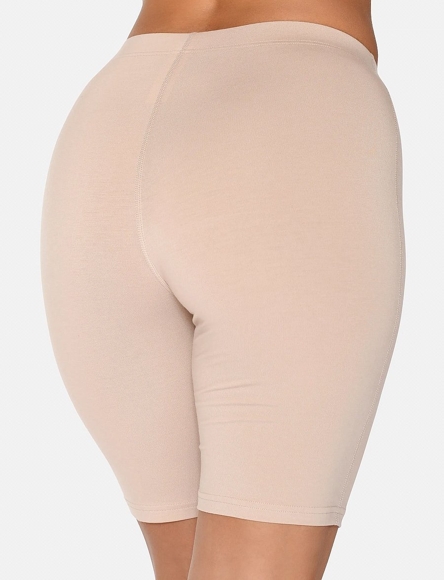 URBAN QUEST - Women Bamboo Short Leggings - 1/2 længde - nude - 3