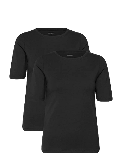 2-Pack Women Bamboo Shortsleeved T-Shirt Slim Fit - T-Shirts