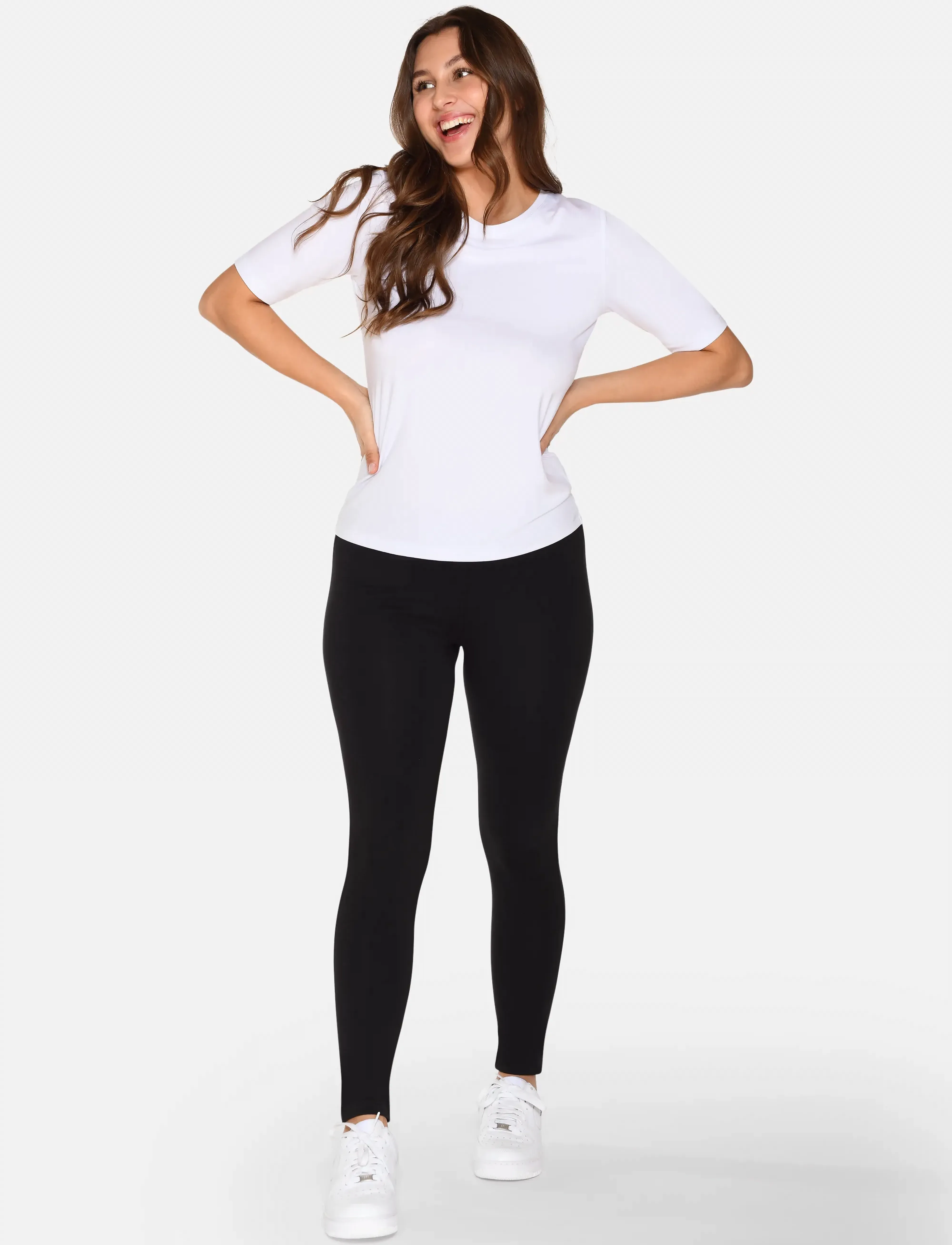 URBAN QUEST 2-Pack Women Bamboo Shortsleeved T-Shirt Slim Fit, M, White, T-Shirts & Toppe > Kortærmede, Dame