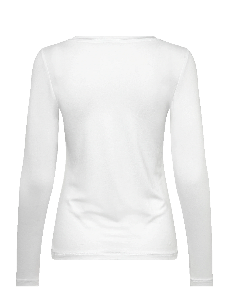 URBAN QUEST - Women Bamboo L/S T-shirt Slim Fit - pikkade varrukatega alussärgid - white - 2