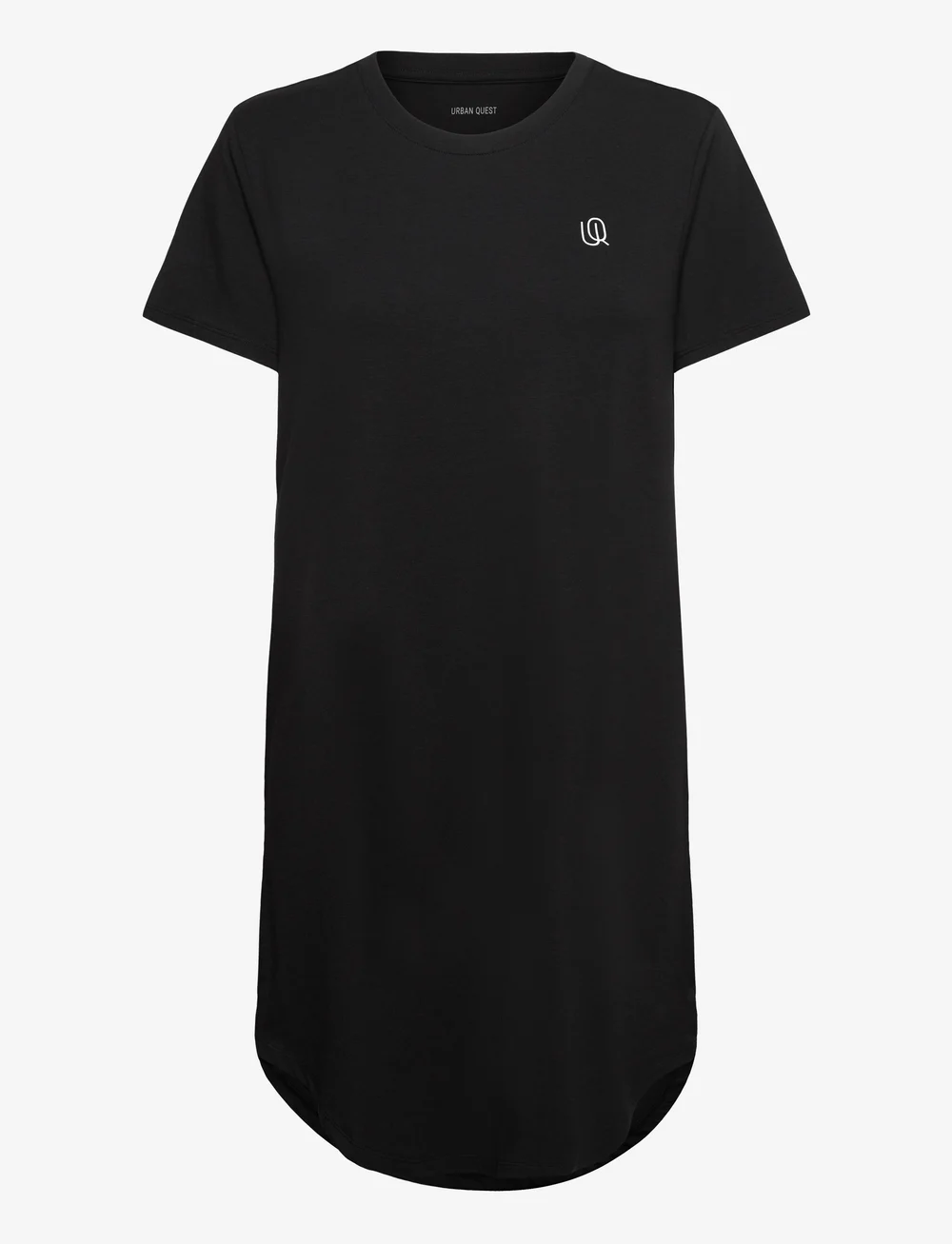 URBAN QUEST - Women Bamboo S/S Night Dress - nattlinnen - black - 1