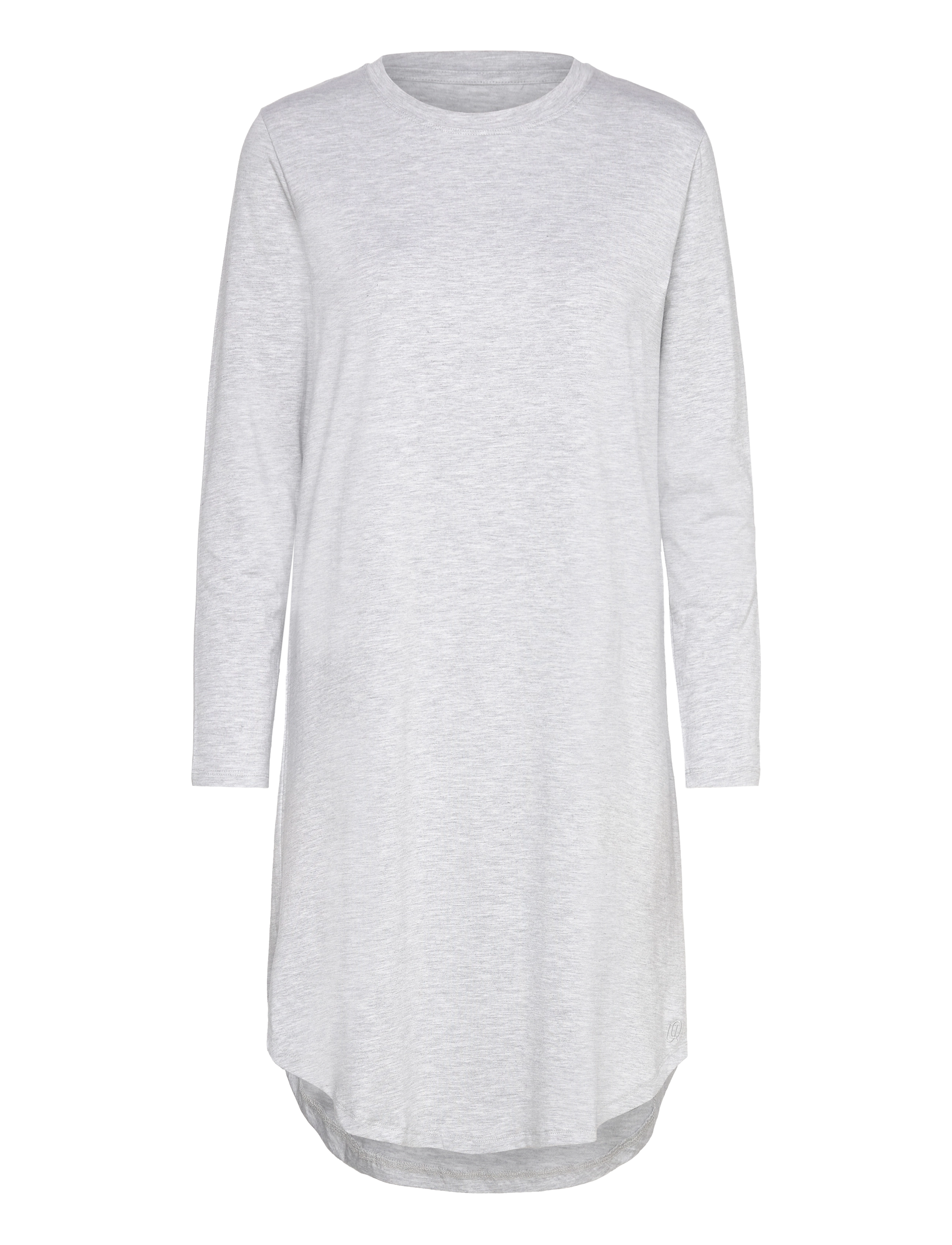 URBAN QUEST Women Bamboo Longsleeved Night Dress - Natkjoler - GREY / grey