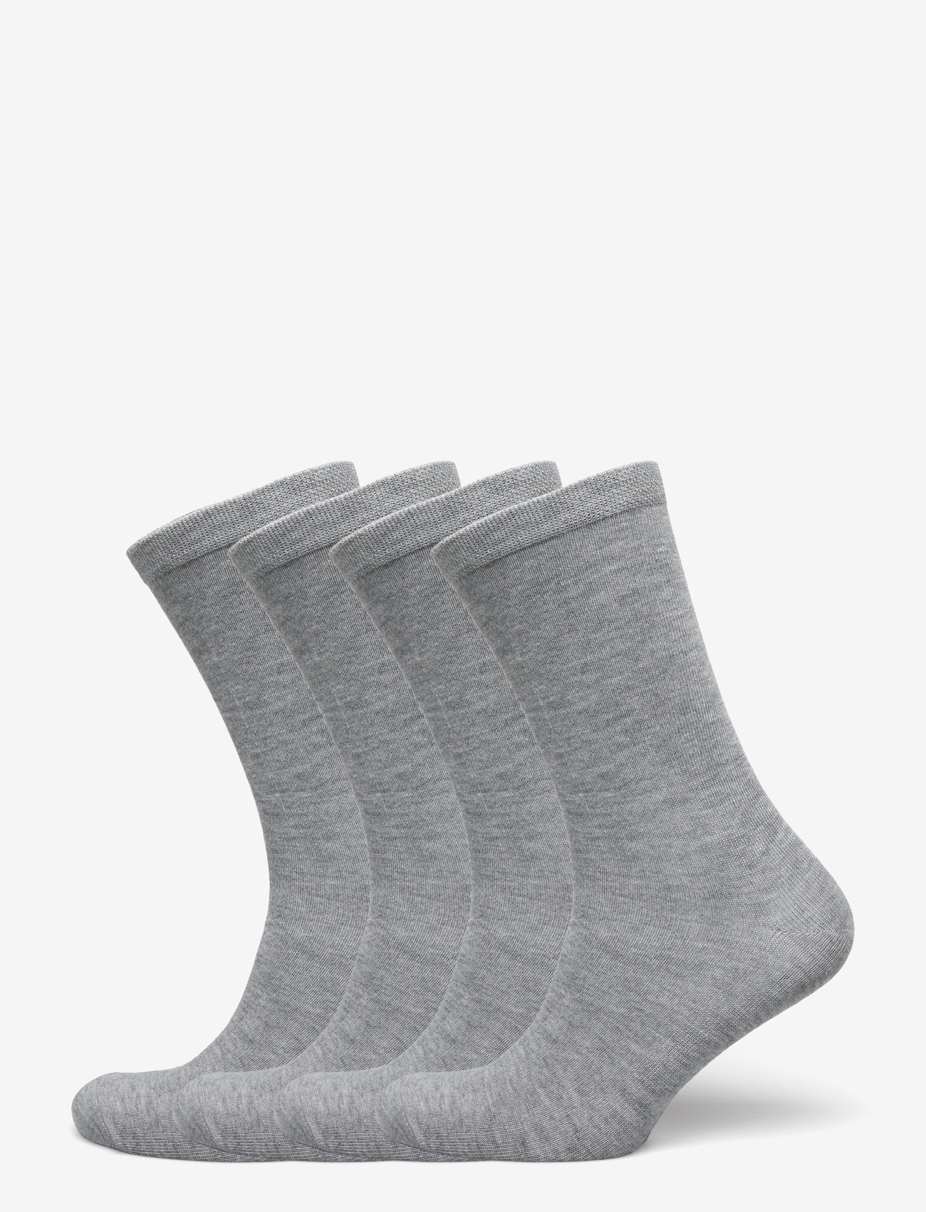 URBAN QUEST - 4-Pack Women Bamboo Basic Socks - laveste priser - grey - 0