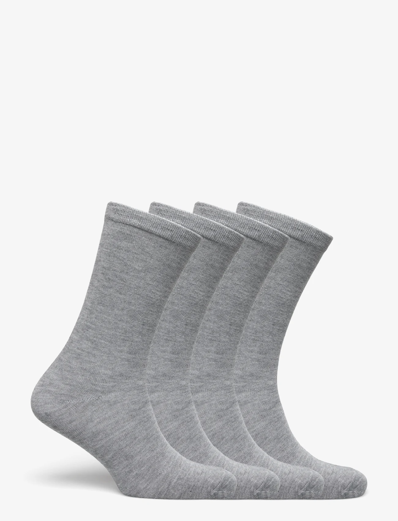 URBAN QUEST - 4-Pack Women Bamboo Basic Socks - laveste priser - grey - 1