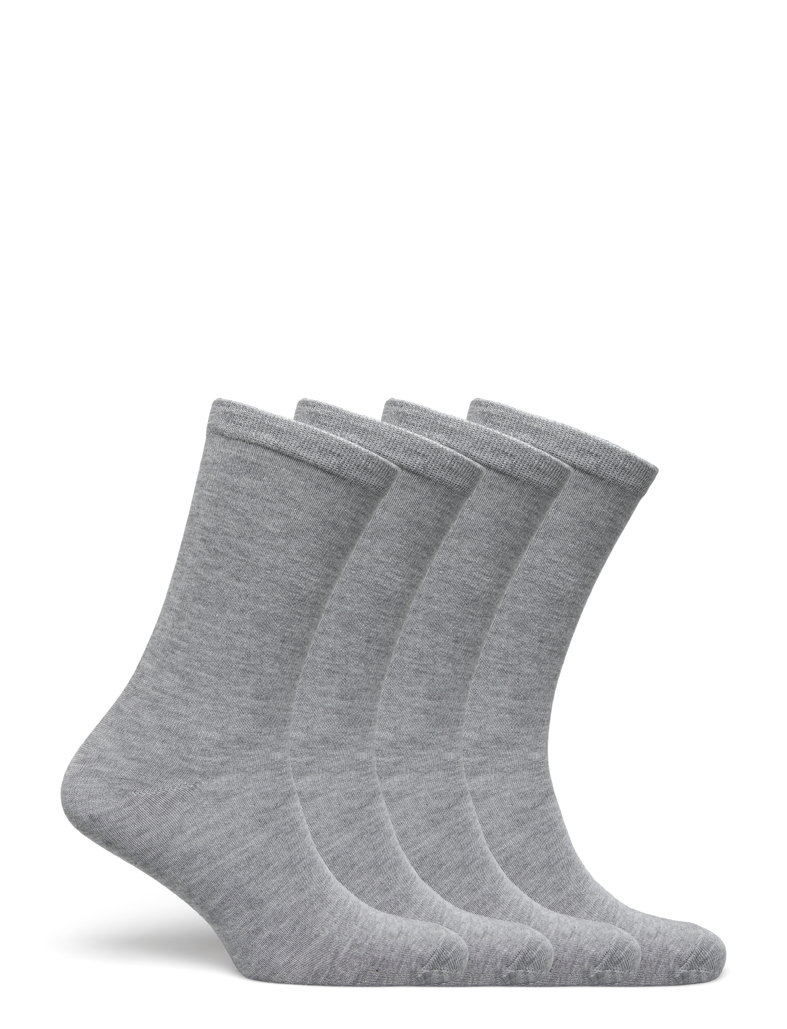 URBAN QUEST - 4-Pack Women Bamboo Basic Socks - laveste priser - grey - 1